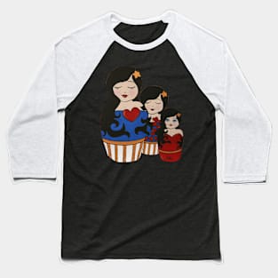 Poupées Russes - Russian Dolls Baseball T-Shirt